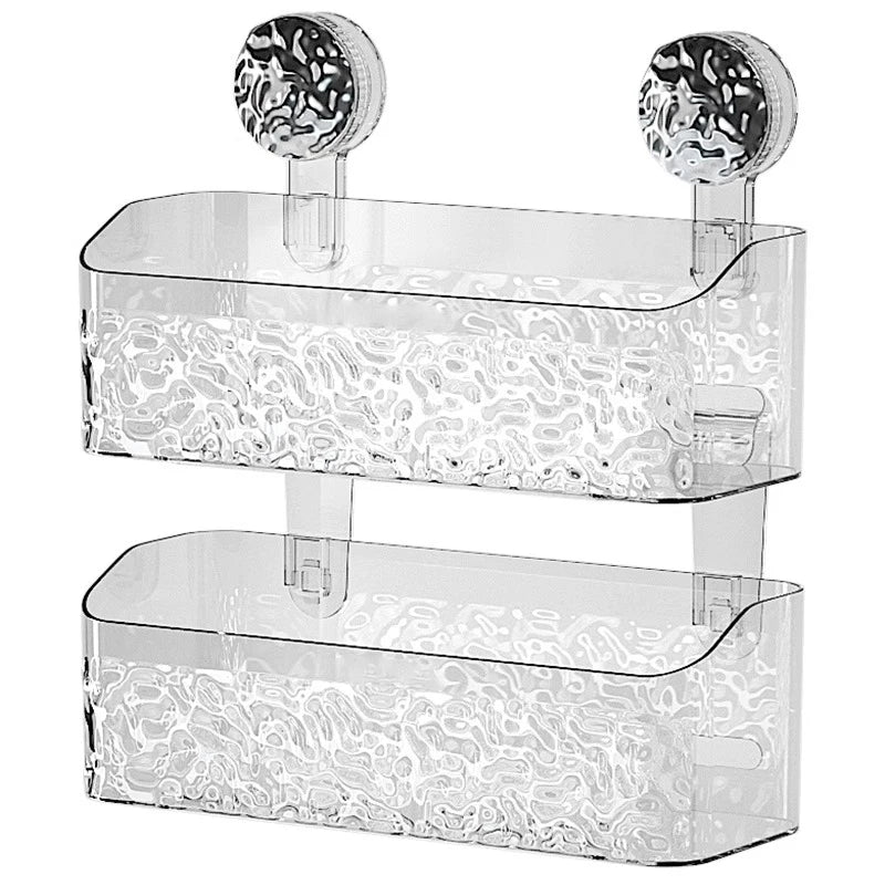 Glacier Suction Bathroom Shelf