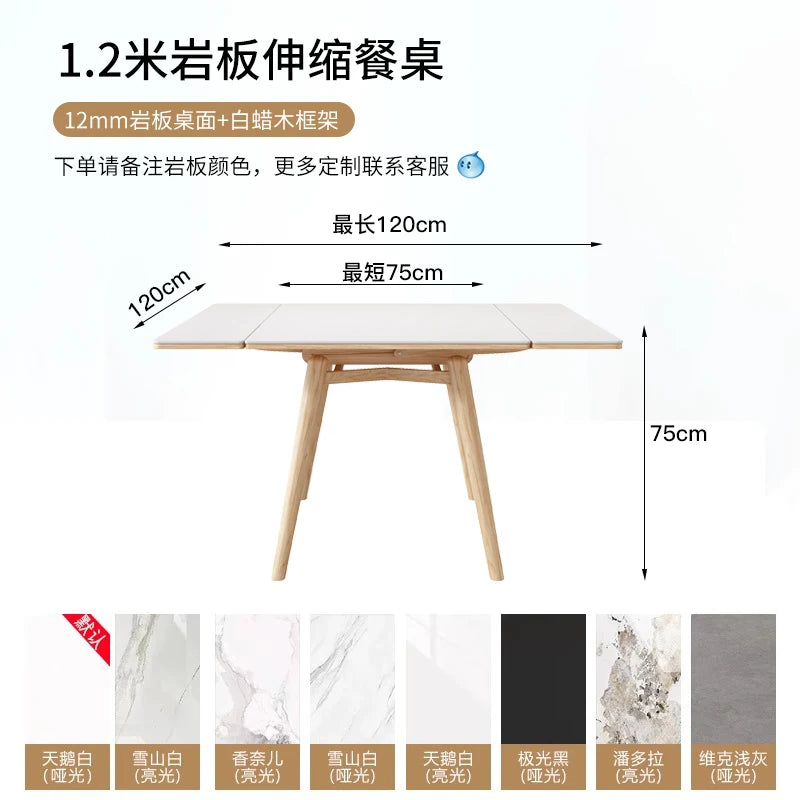 Nordic Extendable Dining Table
