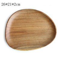 Irregular Solid Wood Tray