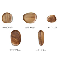 Irregular Solid Wood Tray