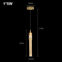 Crystal Drop Pendant Light