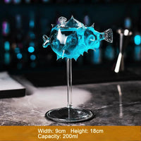 Sculptural Bird Cocktail Glass