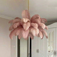 Feather Ostrich Pendant Light