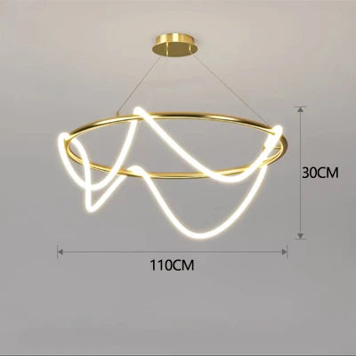 Artistic Long Hose Pendant