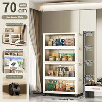 Large Capacity Multifunction Folding Storage Cabinet Dustproof Wardrobe Closet Organizer Easy-to-Install Storage Boxes