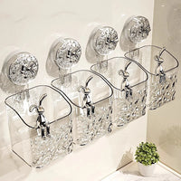 Glacier Suction Bathroom Shelf