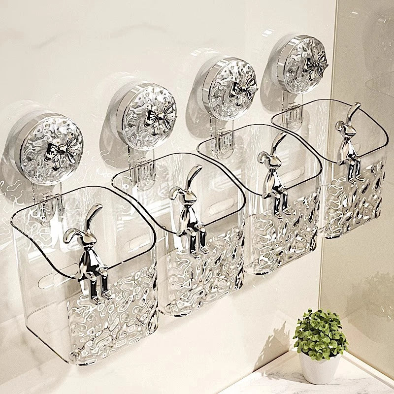 Glacier Suction Bathroom Shelf