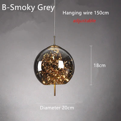 Starry Glass Pendant Light