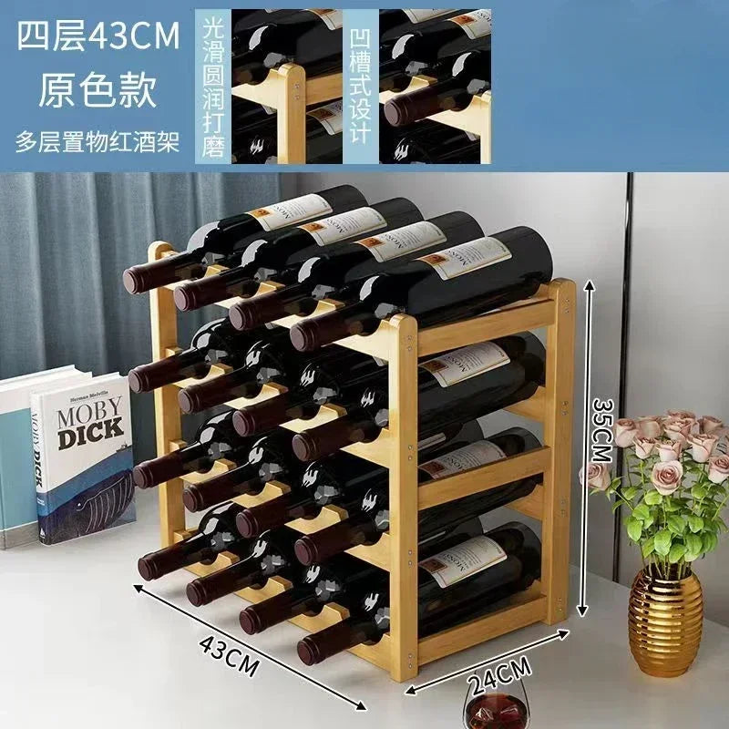 Four Tier Wine Rack