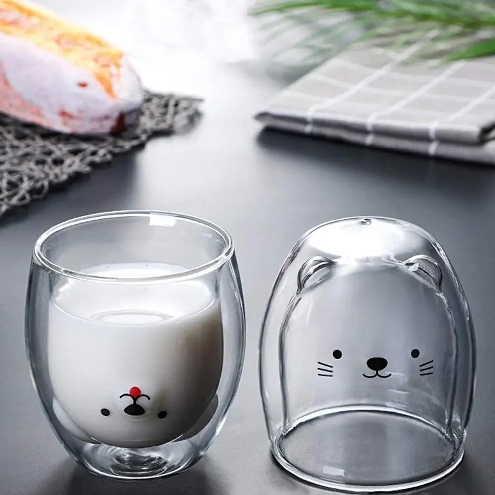Animal Double Wall Mug