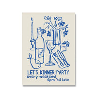 Wine Cheese Kitchen Canvas