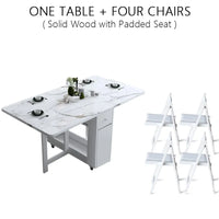 Foldable Dining Table Set