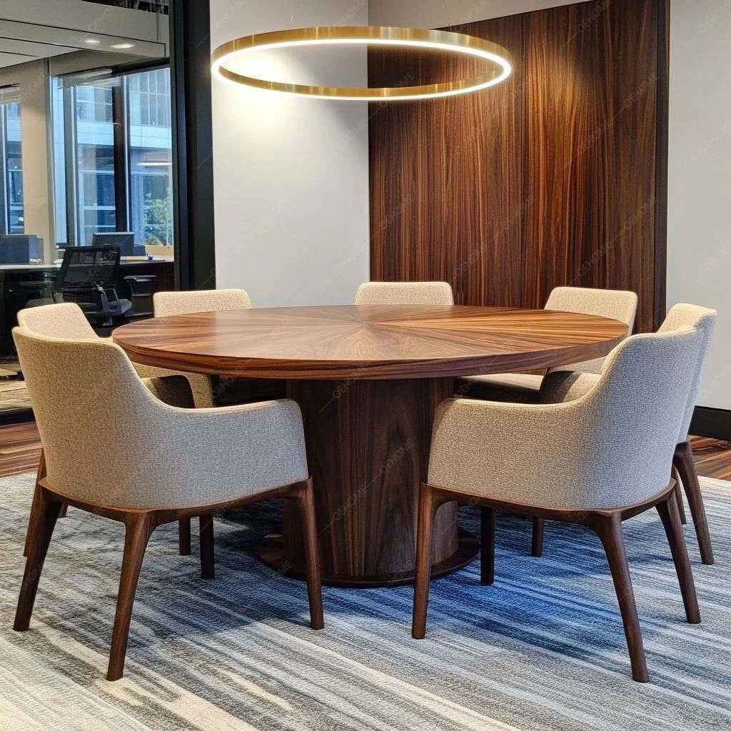 Six Seat Round Dining Set