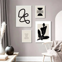 Abstract Boho Line Canvas