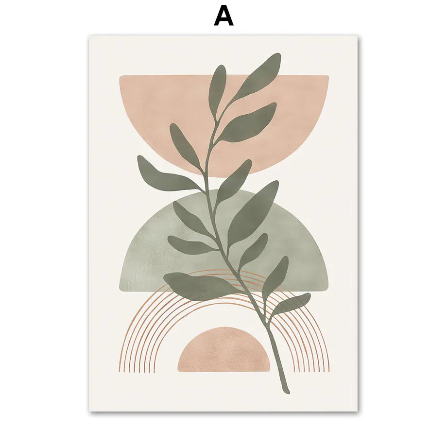 Boho Botanical Canvas Print