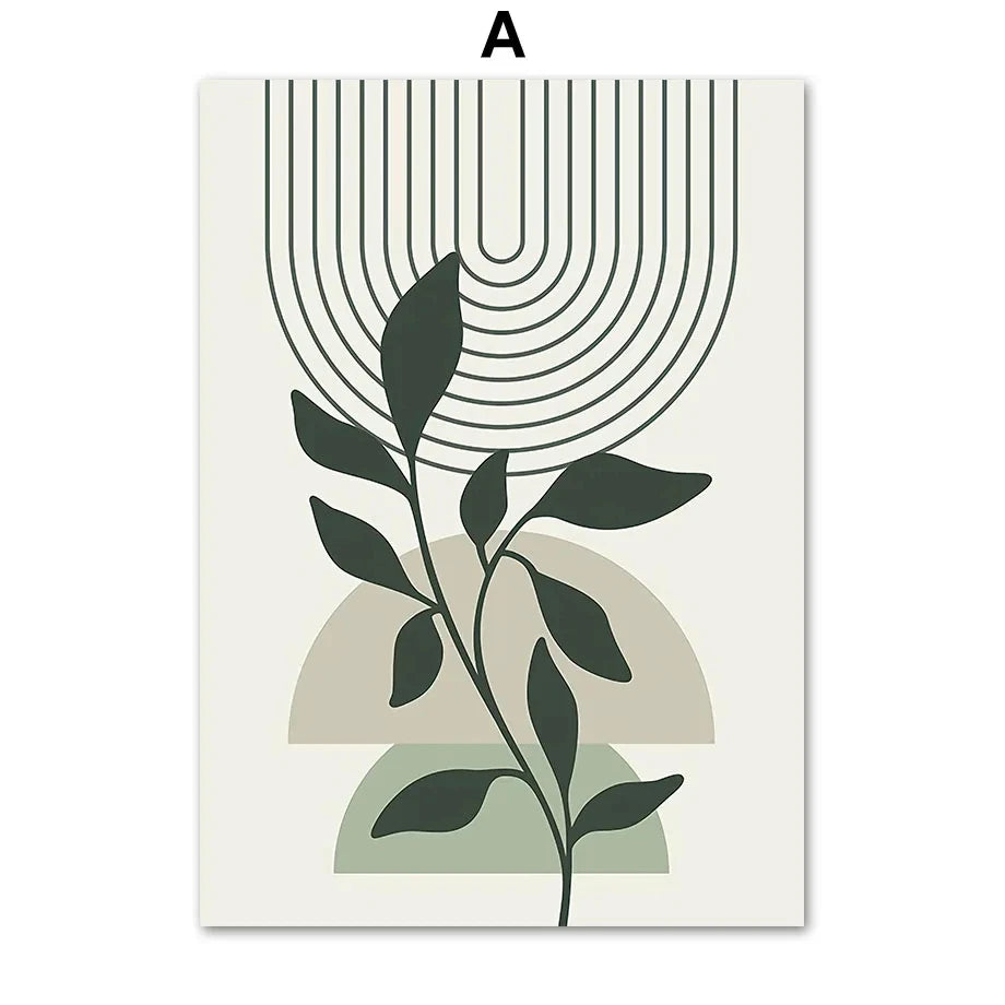 Sage Leaf Matisse Canvas