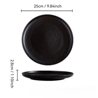 Black Japanese Dinnerware Set