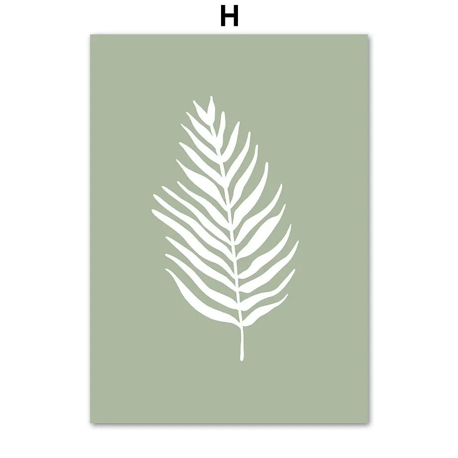 Sage Leaf Matisse Canvas