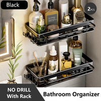 Rust-Resistant Bathroom Storage Shelf