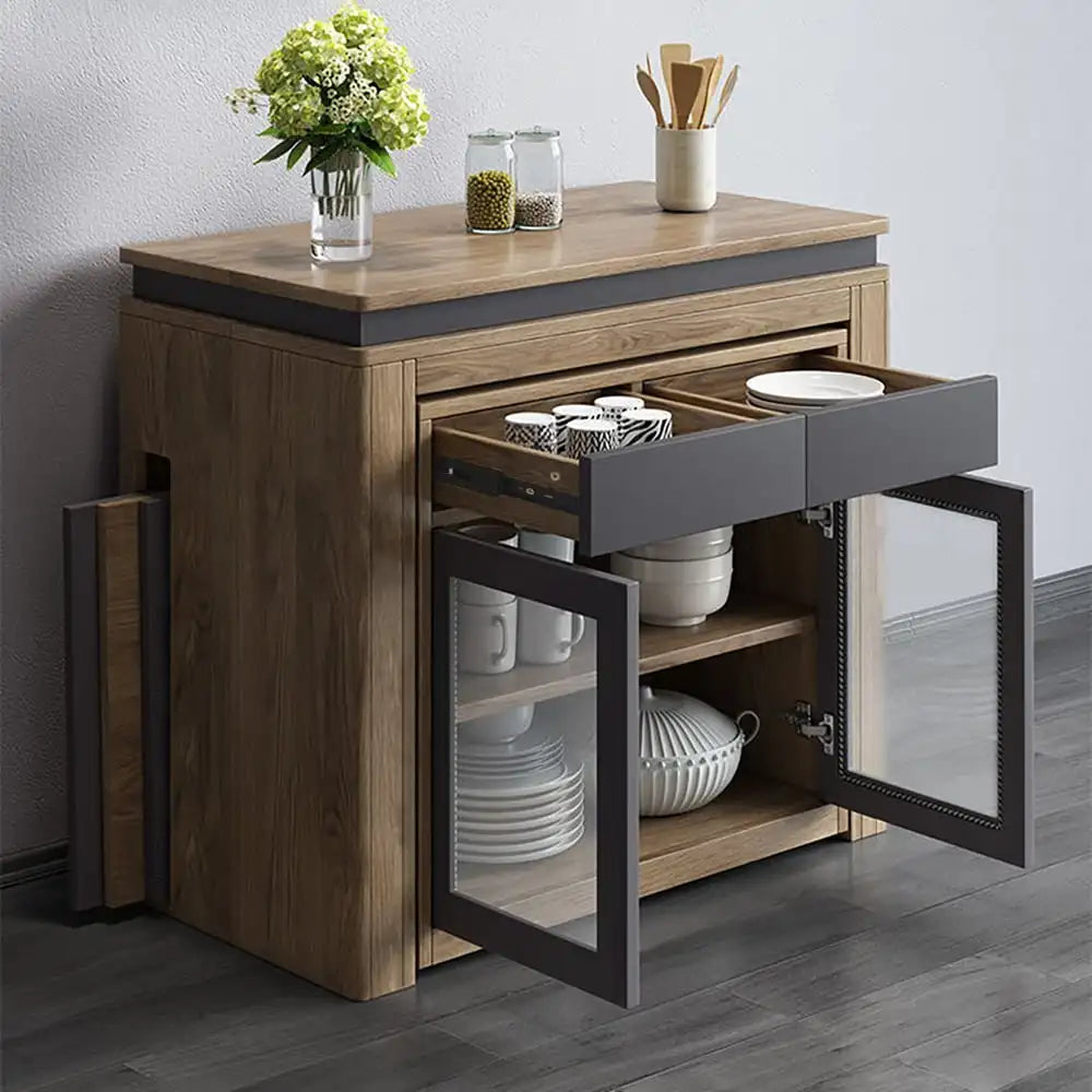 Extendable Storage Dining Table