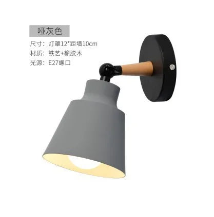 Macaron Wood Wall Sconce