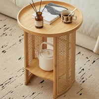 Woven Bamboo Coffee Table