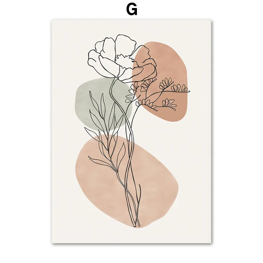 Boho Botanical Canvas Print