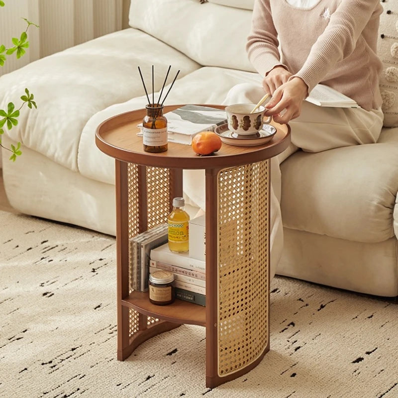 Woven Bamboo Coffee Table