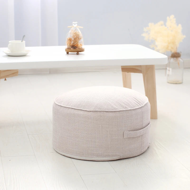 Round Meditation Floor Pouf