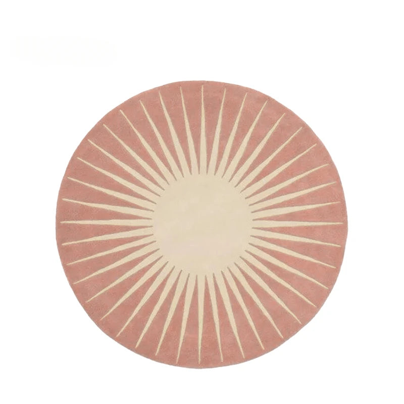 Geometric Round Lounge Rug
