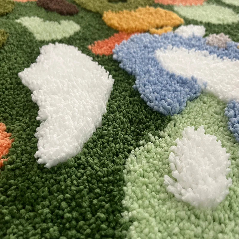 Irregular Moss Landscape Rug