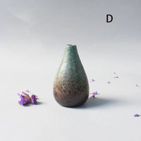 Japanese Black Ceramic Vase