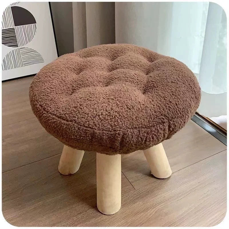 Flower Stool, Footstool, Shoe Changing Stool, Sofa, Coffee Table, Low Stool, Small Round Stool, Living Room, Bedroom