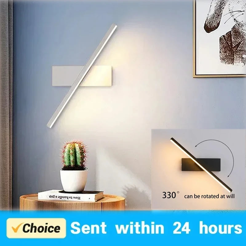 Rotatable LED Mirror Sconce
