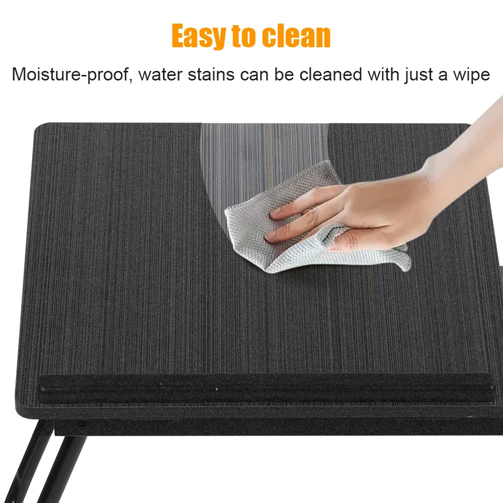 Multifunctional Lazy Table Portable Foldable Bed Table Height Adjustable Computer Desk with Cup Holder for Bed Office