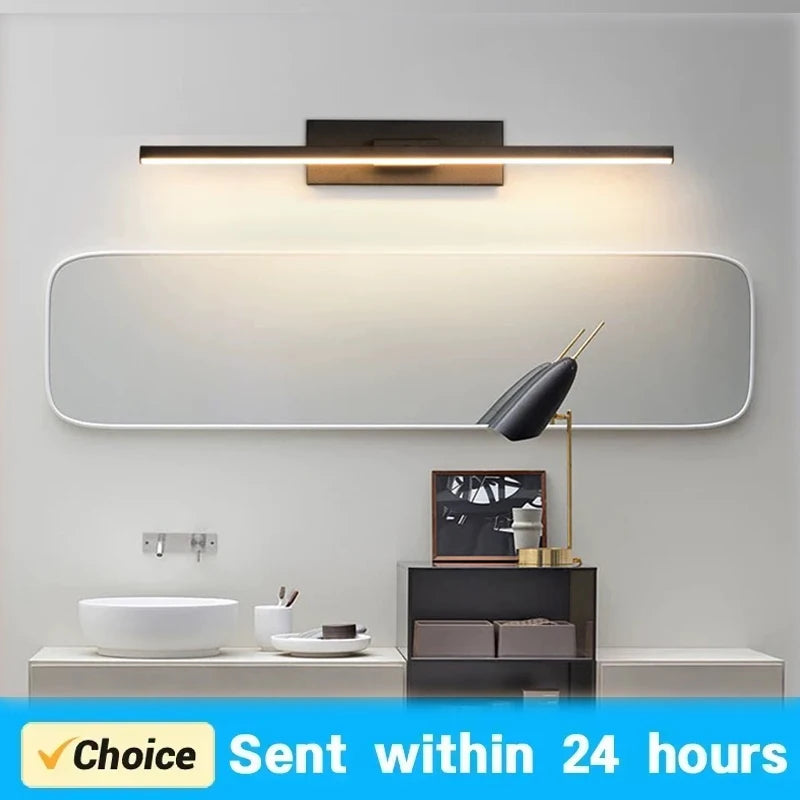 Rotatable LED Mirror Sconce