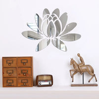 Lotus Acrylic Mirror Sticker