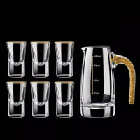 Gold Foil Shot Glasses