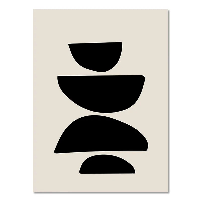 Abstract Boho Line Canvas
