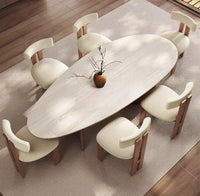 Modern Oval Dining Set