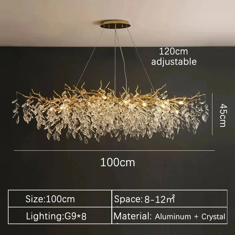 Crystal Kitchen Island Chandelier