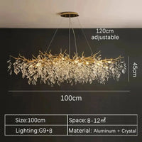 Crystal Kitchen Island Chandelier
