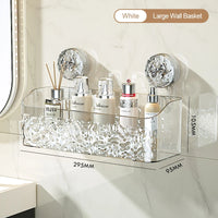 Glacier Suction Bathroom Shelf
