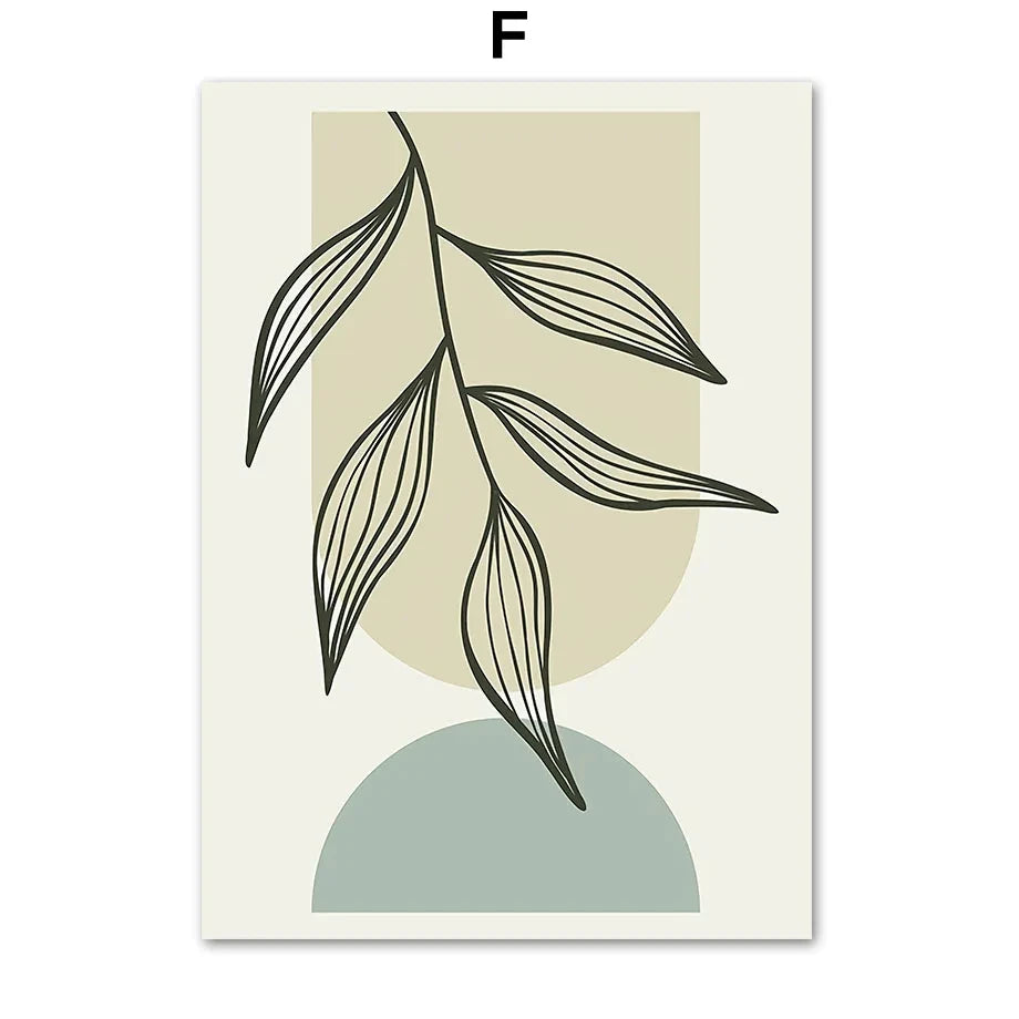 Sage Leaf Matisse Canvas