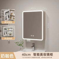 Corner Round Aluminium Mirror Cabinet – Wall Mounted Bathroom Storage