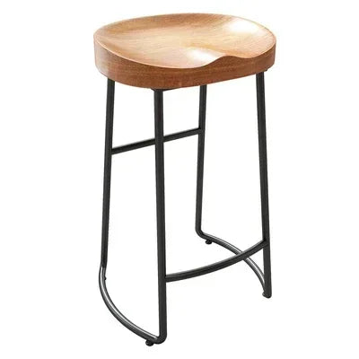 Iron Wood Bar Stool