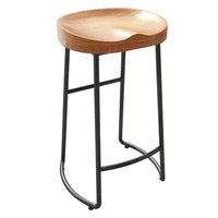 Iron Wood Bar Stool