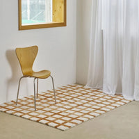 Modern Plaid Plush Rug