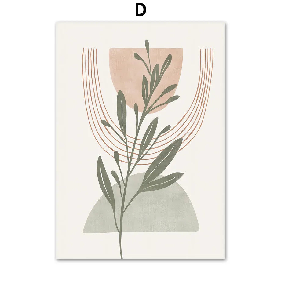 Boho Botanical Canvas Print