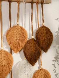 Leaf Macrame Wall Tapestry